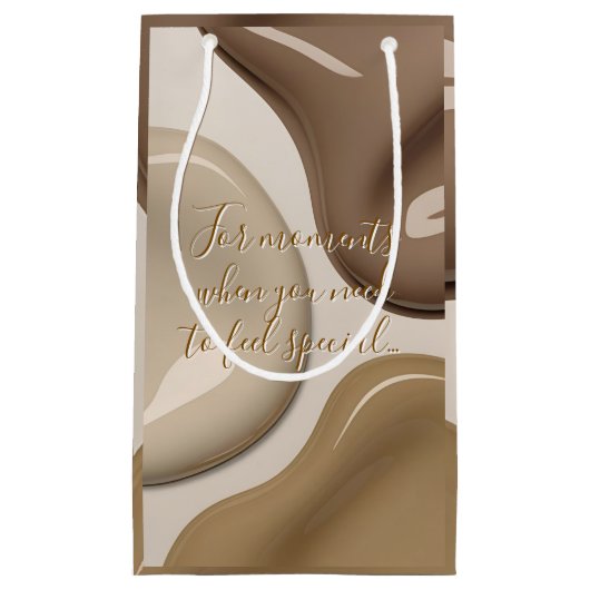 抽象芸術グラフィックスタイリッシュ抱き枕 スモールペーパーバッグ (正面)