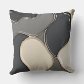 抽象芸術グラフィックスタイリッシュ装飾用クッション クッション (裏面)