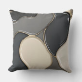 抽象芸術グラフィックスタイリッシュ装飾用クッション クッション (正面)