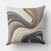 抽象芸術グラフィックスタイリッシュ装飾用クッション クッション (裏面)