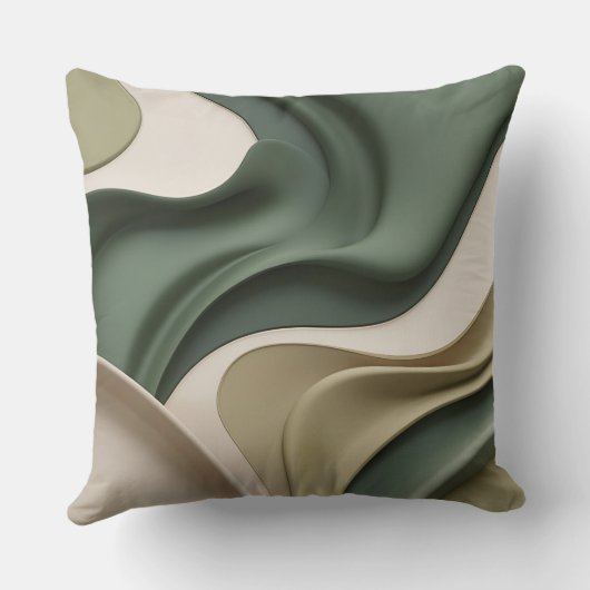 抽象芸術グラフィックスタイリッシュ装飾用クッション クッション (裏面)