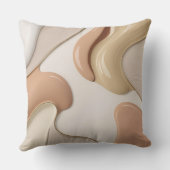 抽象芸術グラフィックスタイリッシュ装飾用クッション クッション (裏面)