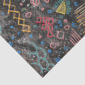 抽象芸術グラフィティアートレインボーシャルボードデコップ 薄葉紙 (詳細)