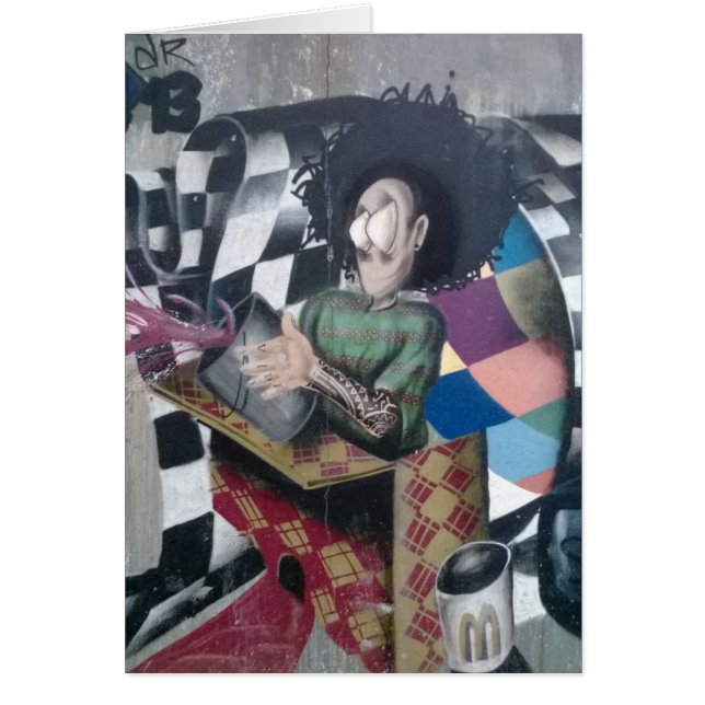 抽象芸術グラフィティアートワーク (正面)