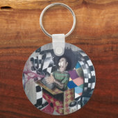 抽象芸術グラフィティアートワーク キーホルダー (正面)