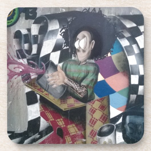 抽象芸術グラフィティアートワーク コースター (正面)