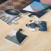 抽象芸術グラフィティアートワーク ジグソーパズル (側面)