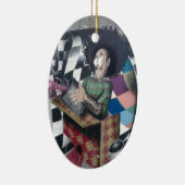 抽象芸術グラフィティアートワーク セラミックオーナメント (右)