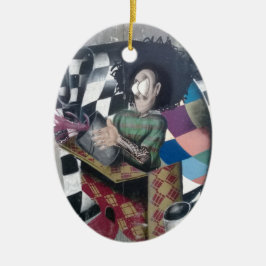 抽象芸術グラフィティアートワーク セラミックオーナメント