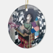 抽象芸術グラフィティアートワーク セラミックオーナメント (左)