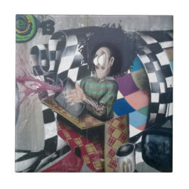 抽象芸術グラフィティアートワーク タイル