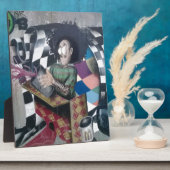 抽象芸術グラフィティアートワーク フォトプラーク (側面)