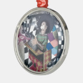 抽象芸術グラフィティアートワーク メタルオーナメント (左)