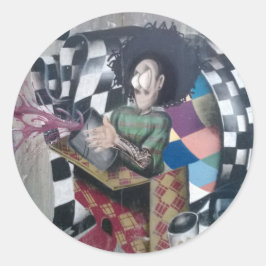 抽象芸術グラフィティアートワーク ラウンドシール