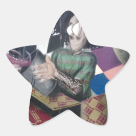 抽象芸術グラフィティアートワーク 星シール