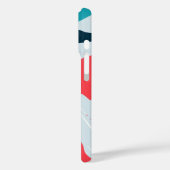 抽象芸術グラフィティパタパーソナライズされたーンモノグラム Case-Mate iPhoneケース (裏面 / 左)