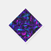 抽象芸術グラフィティ通りスワール スタンダードカクテルナプキン (角)