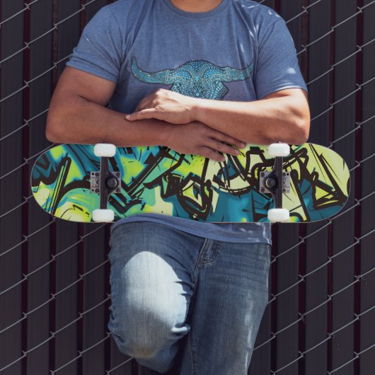 抽象芸術グラフィティ スケートボード (室外3)