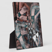 抽象芸術グラフィティ フォトプラーク (側面)