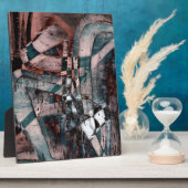 抽象芸術グラフィティ フォトプラーク (側面)