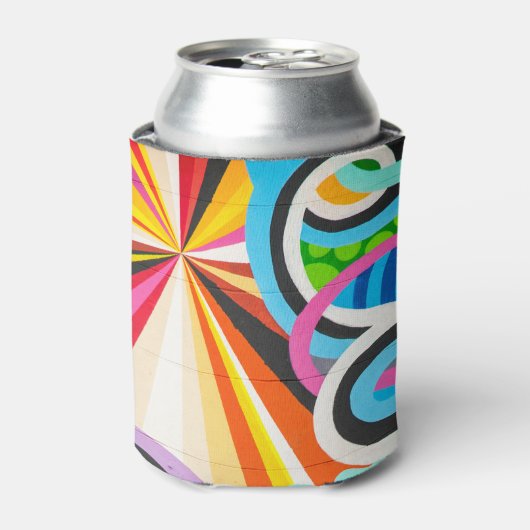 抽象芸術グラフィティ 缶クーラー (缶正面)