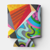 抽象芸術グラフィティ 缶クーラー (裏面)