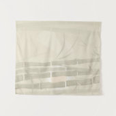 抽象芸術グランジのヴィンテージ竹が生えている タペストリー (正面(横))