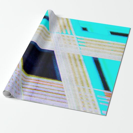 抽象芸術グランジの古い背景 ラッピングペーパー (アンロールド)
