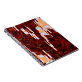 抽象芸術グランジの背景がエラーの影響を受ける ノートブック (右側)