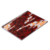 抽象芸術グランジの背景がエラーの影響を受ける ノートブック (左側)