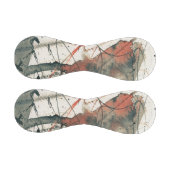 抽象芸術グランジの背景、インクのテクスチャ。5 野球ボール (パネル)