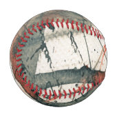 抽象芸術グランジの背景、インクのテクスチャ。5 野球ボール (正面左)