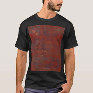 抽象芸術グランジの錆びたテクスチャ：リアルなスタッコ Tシャツ