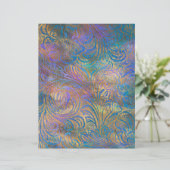 抽象芸術グランジクスクレーブック紙シート (スタンド正面)