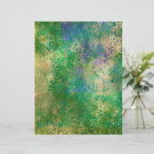 抽象芸術グランジクスクレーブック紙シート (スタンド正面)