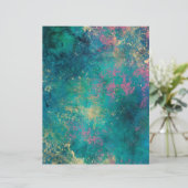 抽象芸術グランジクスクレーブック紙シート (スタンド正面)