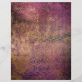 抽象芸術グランジクスクレーブック紙シート (正面)