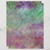 抽象芸術グランジクスクレーブック紙シート (正面/裏面)