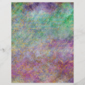 抽象芸術グランジクスクレーブック紙シート (正面)