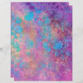 抽象芸術グランジクスクレーブック紙シート (正面/裏面)