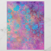 抽象芸術グランジクスクレーブック紙シート (正面)