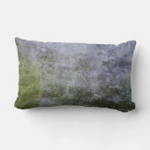 抽象芸術グランジコケ被覆コンクリート壁のテクスチャ ランバークッション (裏面)