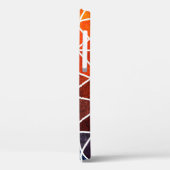 抽象芸術グランジジオメトリ背景抽象、古い Case-Mate iPhoneケース (裏面 / 左)