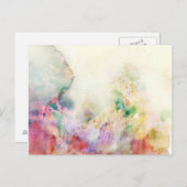 抽象芸術グランジテクスチャー絵を描 ポストカード (正面/裏面)