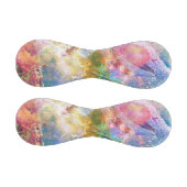 抽象芸術グランジテクスチャ(水色絵を描3) 野球ボール (パネル)