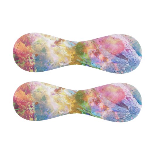 抽象芸術グランジテクスチャ(水色絵を描3) 野球ボール (パネル)