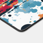 抽象芸術グランジモダン名 デスクマット (コーナー)