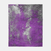 抽象芸術グランジ組織 フリースブランケット (正面)