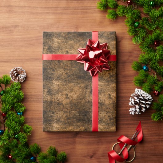 抽象芸術グランジ組織 ラッピングペーパー (クリスマスギフト)