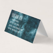 抽象芸術グランジ組織 名刺 (裏面)